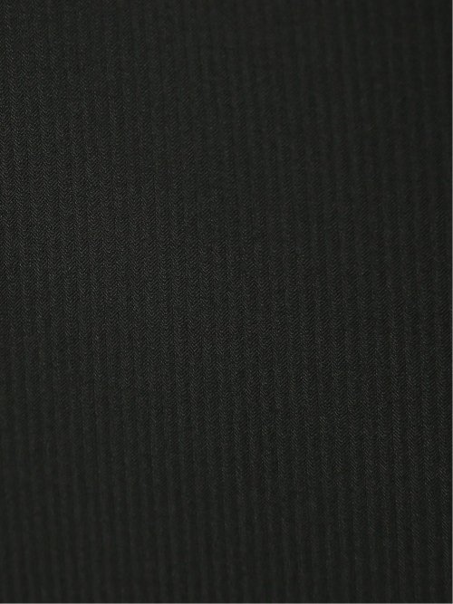 光沢ウール混 レギュラーフィット 2ボタン2ピーススーツ シャドーストライプ黒