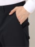 光沢ウール混 レギュラーフィット 2ボタン2ピーススーツ シャドーストライプ紺