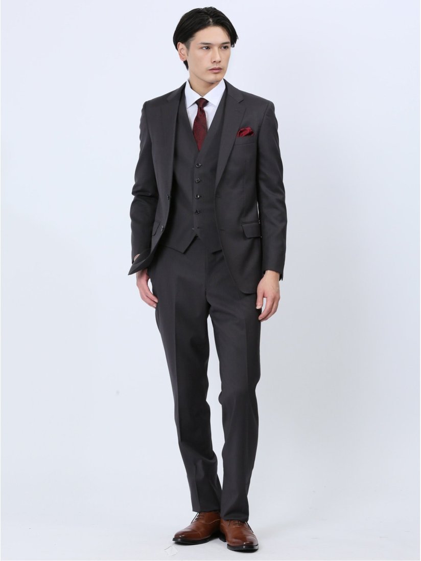 超軽量✨夏用 ライトグレーストライプスーツのご紹介 ONLYWOMEN烏丸店 – ONLY SHOP BLOG レディーススーツセット　薄いグレー　ストライプ　背抜き使用