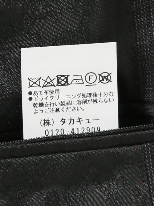 トレーニョ/Tollegno レギュラーフィット 2ボタン2ピーススーツ チェックグレー