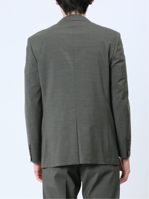 マルゾット/Marzotto ウール混 スリムフィット 2ボタン2ピーススーツ カーキ