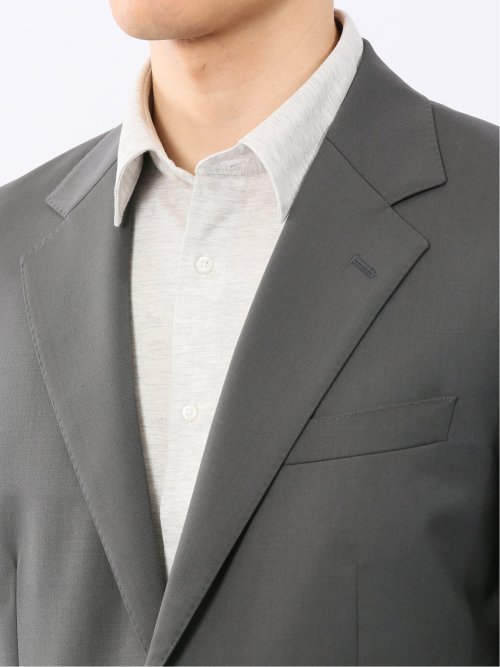 ウールナイロン レギュラーフィット 2ボタン2ピーススーツ グレー