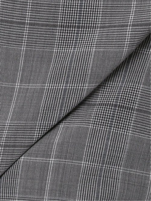 マルゾット/Marzotto ウール混 スリムフィット 2ボタン2ピーススーツ グレンチェック