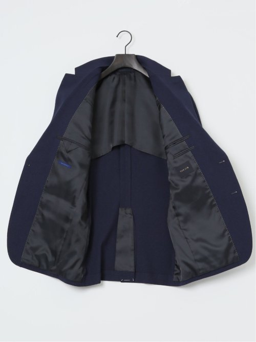 ストレッチウォッシャブル レギュラーフィット 2ボタン2ピーススーツ 千鳥紺