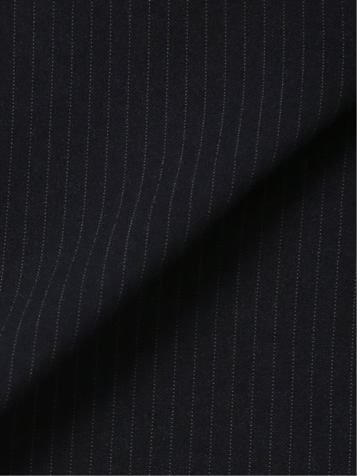 ストレッチウォッシャブル レギュラーフィット 2ボタン2ピーススーツ ストライプ紺