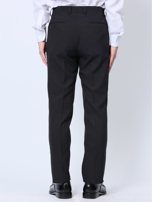 ストレッチウォッシャブル レギュラーフィット 2ボタン2ピーススーツ シャドーストライプ紺