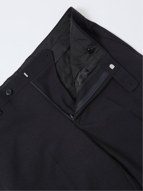 ストレッチウォッシャブル レギュラーフィット 2ボタン2ピーススーツ シャドーストライプ紺