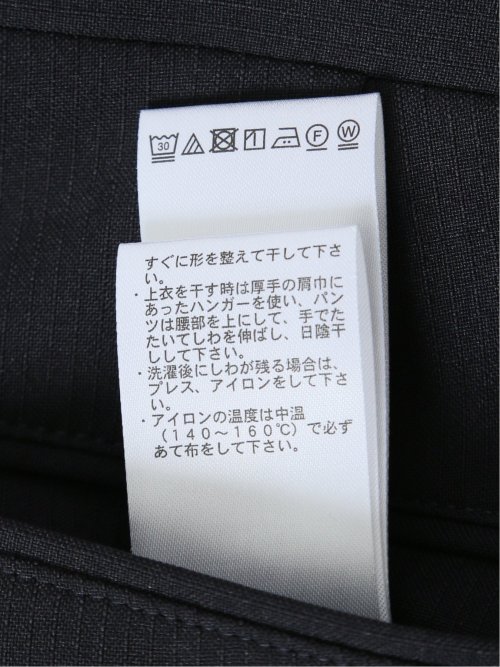 ストレッチウォッシャブル レギュラーフィット 2ボタン2ピーススーツ シャドーストライプ紺