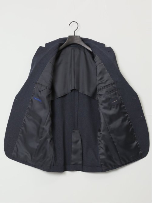 ストレッチウォッシャブル レギュラーフィット 2ボタン2ピーススーツ シャーク青