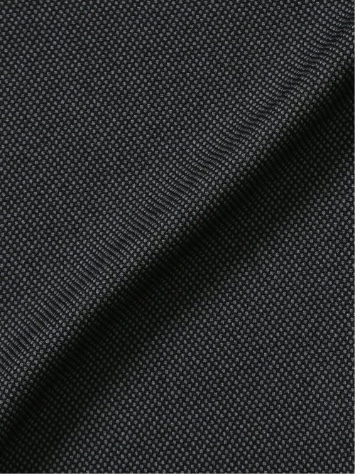 ストレッチウォッシャブル レギュラーフィット 2ボタン2ピーススーツ バーズアイグレー