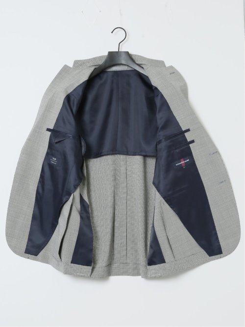 マルゾット/Marzotto ウール混 レギュラーフィット 2ボタン2ピーススーツ チドリ