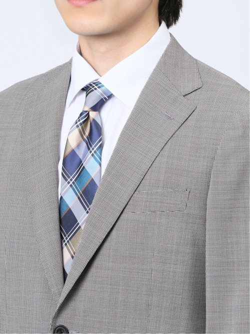 マルゾット/Marzotto ウール混 レギュラーフィット 2ボタン2ピーススーツ チドリ