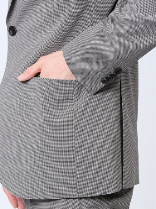 マルゾット/Marzotto ウール混 レギュラーフィット 2ボタン2ピーススーツ チドリ