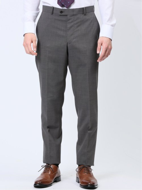 マルゾット/Marzotto ウール混 レギュラーフィット 2ボタン2ピーススーツ グレー