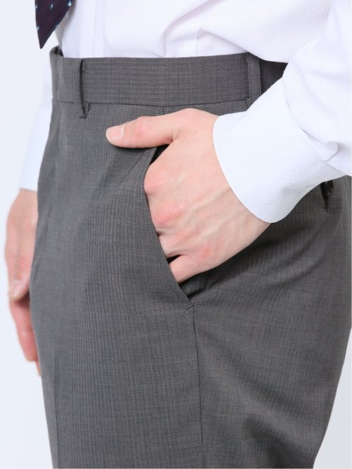 マルゾット/Marzotto ウール混 レギュラーフィット 2ボタン2ピーススーツ グレー