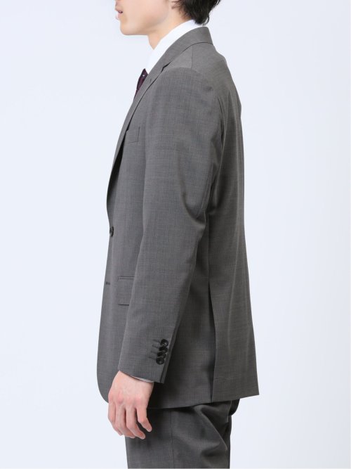 マルゾット/Marzotto ウール混 レギュラーフィット 2ボタン2ピーススーツ グレー