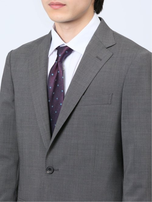 マルゾット/Marzotto ウール混 レギュラーフィット 2ボタン2ピーススーツ グレー
