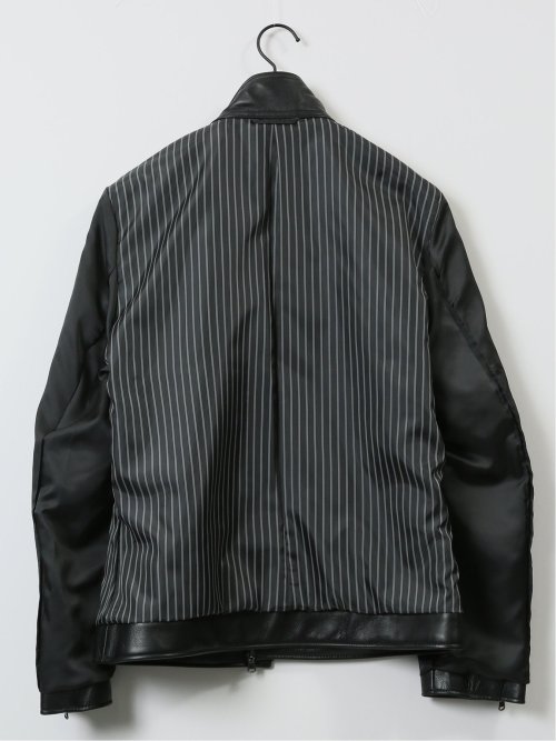 シープレザー シングルライダースジャケット