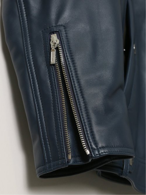 【大きいサイズ】シナコバ/SINA COVA フード付き ラムナッパブルゾン