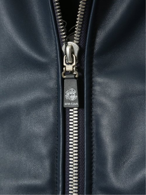 【大きいサイズ】シナコバ/SINA COVA フード付き ラムナッパブルゾン