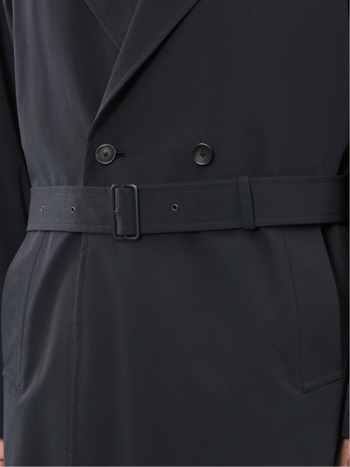 撥水 ストレッチ ライナー付き ダブルトレンチコート