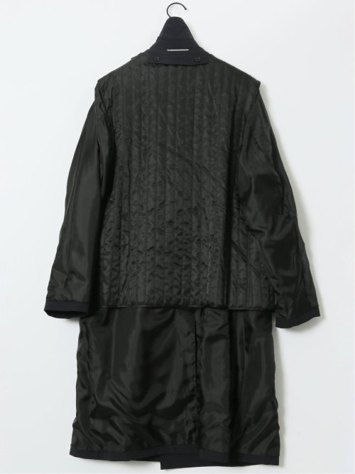 撥水 ストレッチ ライナー付き ダブルトレンチコート