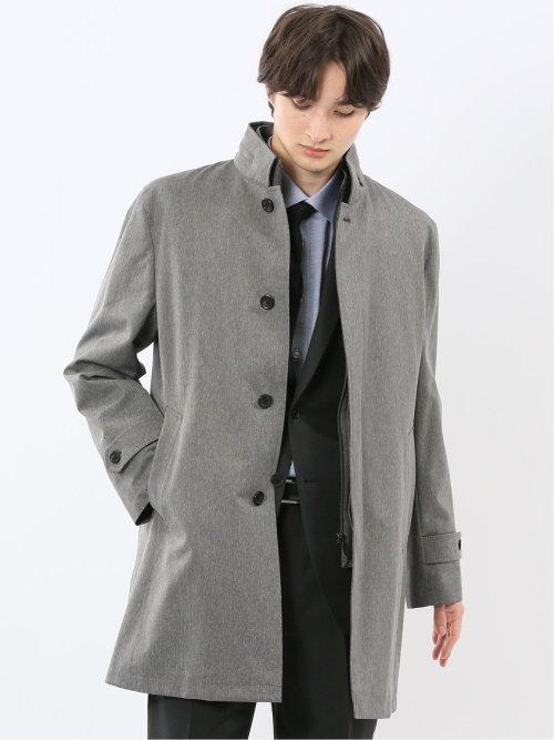 A.P.C. 中綿ライナー付きトレンチコート XS(日本のM位) グレー メンズ A.P.C. 中綿ライナー付きトレンチコート XS(日本のM位) グレー メンズ