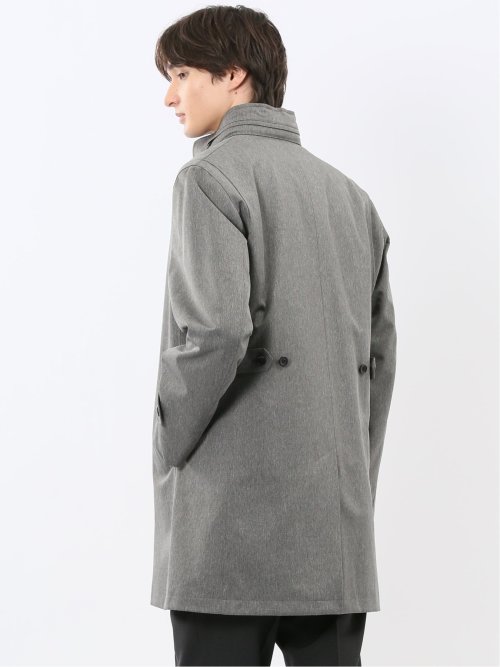 撥水防風 ライナー付き レイヤードコート