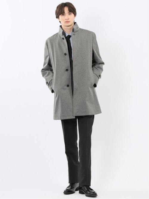 撥水防風 ライナー付き レイヤードコート