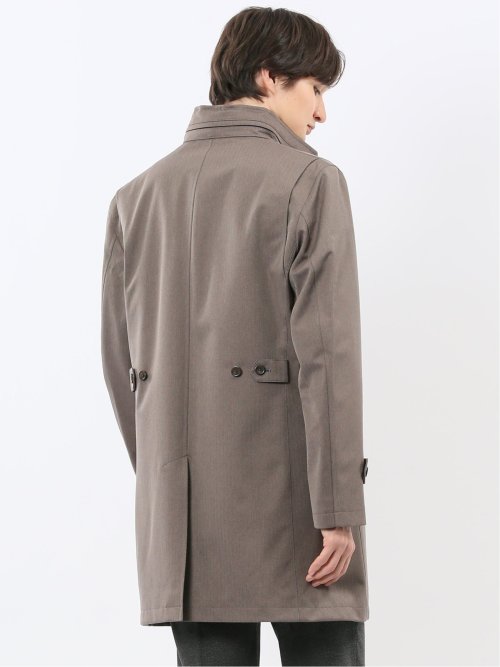 撥水防風 ライナー付き レイヤードコート