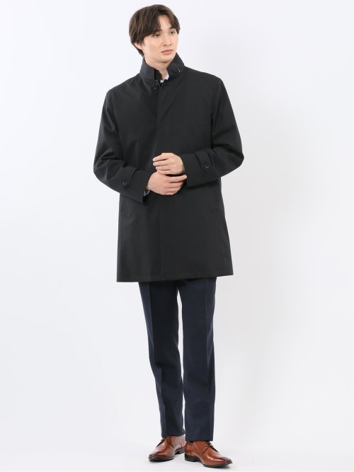 撥水防風 ライナー付き レイヤードコート