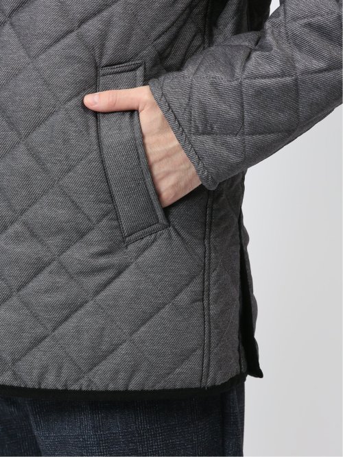 スタンド 中綿キルティングジャケット