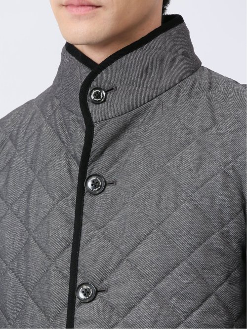 スタンド 中綿キルティングジャケット