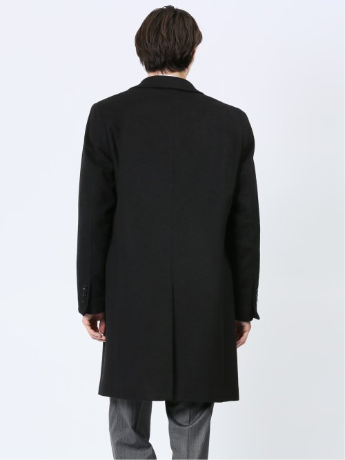 ウール混 ショートビーバー チェスターコート