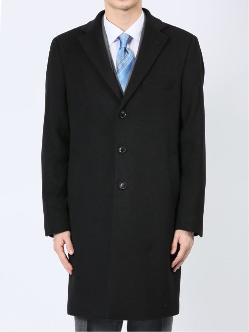 ウール混 ショートビーバー チェスターコート