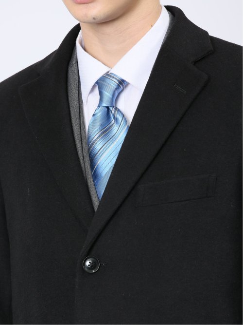 ウール混 ショートビーバー チェスターコート