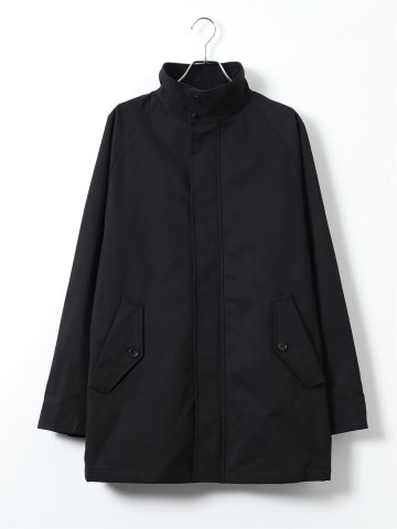 【大きいサイズ】コート メンズ ビジネス ストレッチ 撥水 中綿 スタンドカラー 比翼 フルジップ ハーフ オックス