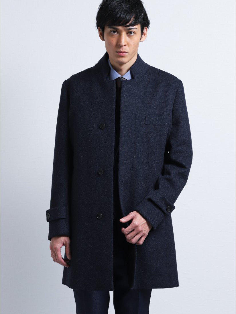 レノマ オム Renoma Homme カシミアアンゴラ変形チェスターコート 紺 S 75紺 ジャケット アウター Taka Q Online Shop タカキューオンラインショップ 公式通販
