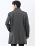 撥水 スタンドカラーコート カルゼグレー