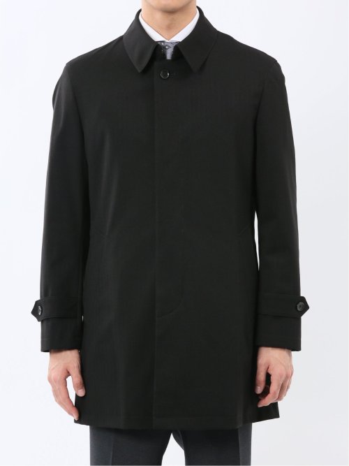 mowl へトロン黒　Q トリプルクロスフリルポケットジャケット|LANVIN en Bleu | LANVIN en