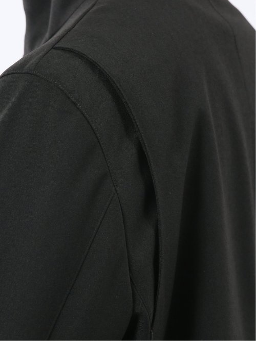 タカキュー（TAKA−Q）/【表地ストレッチ 撥水】タカキュー スタンドカラーコート ヘリンボン黒 撥水 スタンドカラーコート ヘリンボン黒(S 05黒): アウター/コート