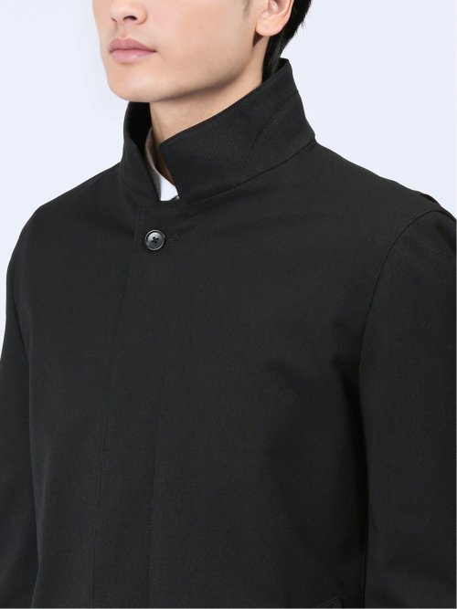 撥水防風 スタンドカラーコート