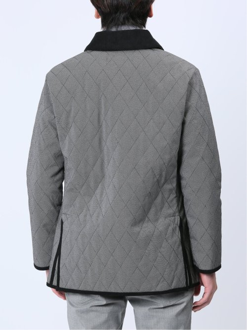 フード着脱 中綿キルティングジャケット