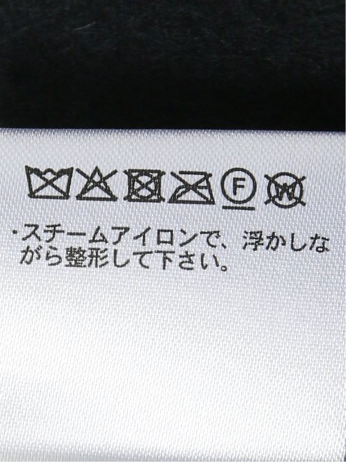 ウールビーバー ピーコート 無地紺