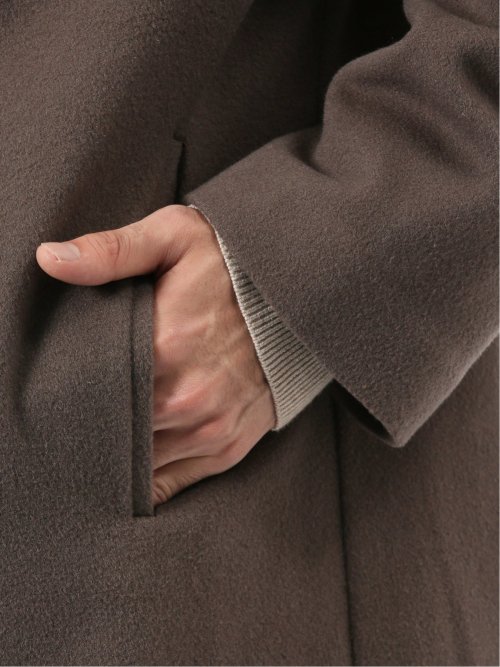 ウール100% リラクシング ステンカラーコート