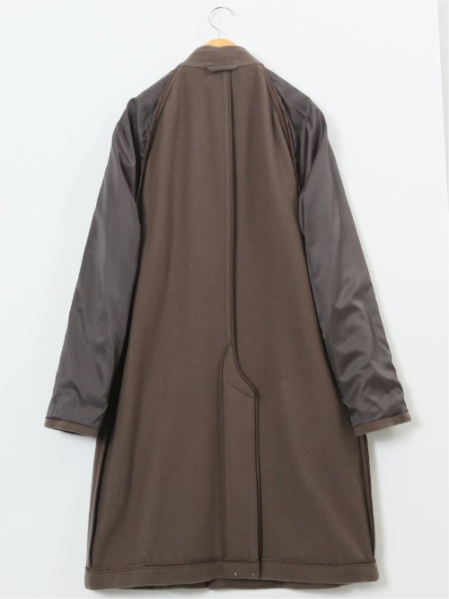ウール100% リラクシング ステンカラーコート