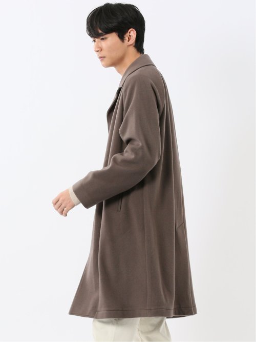 ウール100% リラクシング ステンカラーコート