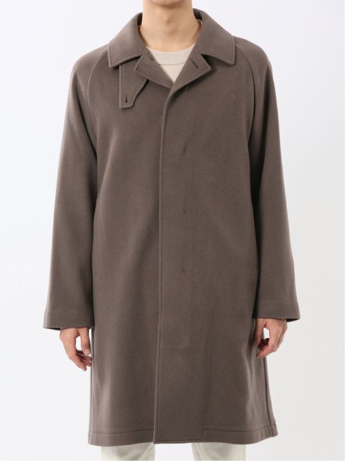 ウール100% リラクシング ステンカラーコート
