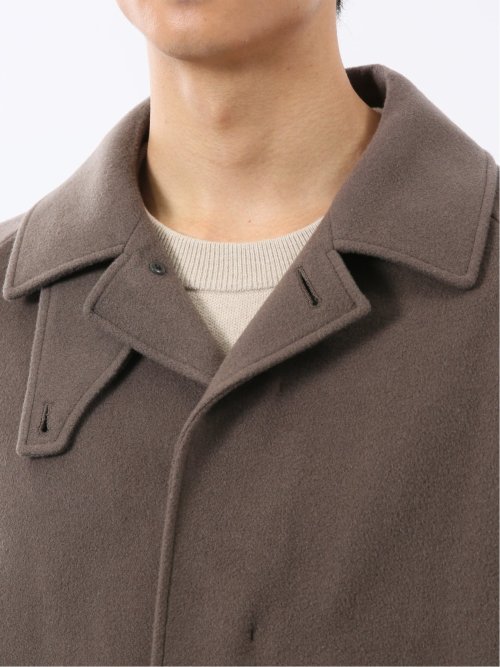 ウール100% リラクシング ステンカラーコート