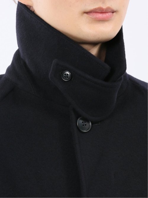 ウール100% リラクシング ステンカラーコート